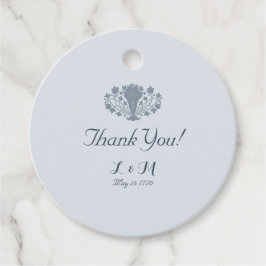 Marie Antoinette Rococo Dusty Blueありがとう フェイバータグ