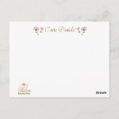 Marie Antoinette Rococo Fragonard Green postcard ポストカード (裏面)