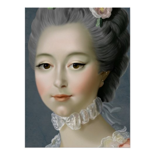 Marie Antoinette – Romantic Rococo Portrait ポスター (正面)