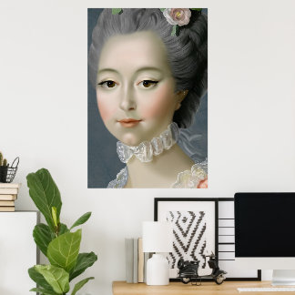 Marie Antoinette – Romantic Rococo Portrait ポスター