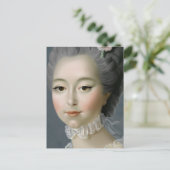 Marie Antoinette – Romantic Rococo Portrait  ポストカード (スタンド正面)
