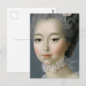 Marie Antoinette – Romantic Rococo Portrait  ポストカード (正面/裏面)