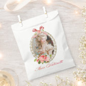 Marie Antoinette rose bouquet フェイバーバッグ (クリップ留めされた状態)