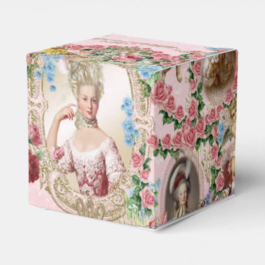 Marie Antoinette  Rose of Versailles Favor Box sq フェイバーボックス (裏面サイド)