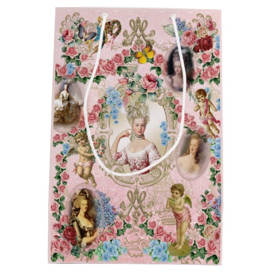 Marie Antoinette Rose of Versailles  Gift Bag ミディアムペーパーバッグ (裏面)