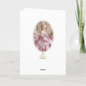 Marie Antoinette Versailles Pink Christmas Card  招待状 (裏面)