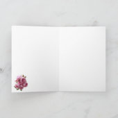 Marie Antoinette Versailles Pink Christmas Card  招待状 (内部)