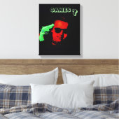 Marie Antoinette with sunglasses Marie-Antoinette キャンバスプリント (インサイチュ (寝室))