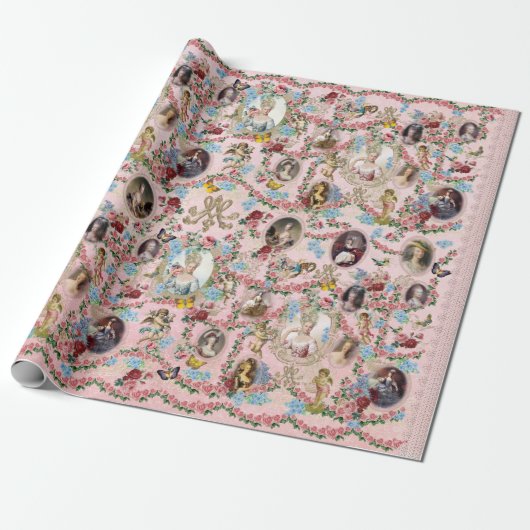 Marie Antoinette Wrapping Paper Rose of Versailles ラッピングペーパー (アンロールド)