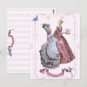 Marie AntoinetteTea at Trianon ポストカード (正面/裏面)