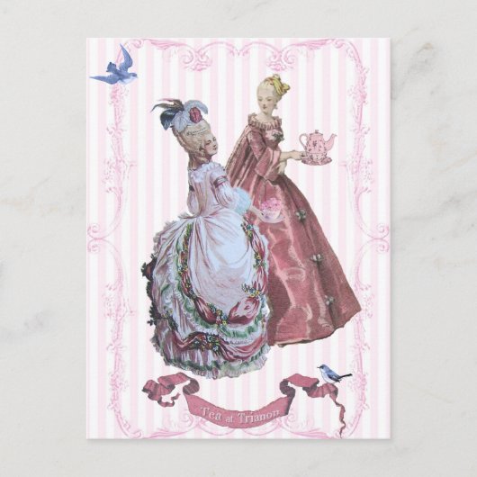 Marie AntoinetteTea at Trianon ポストカード (正面)