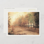 Marie Bashkirtseff'絵画付きポストカード ポストカード (正面/裏面)