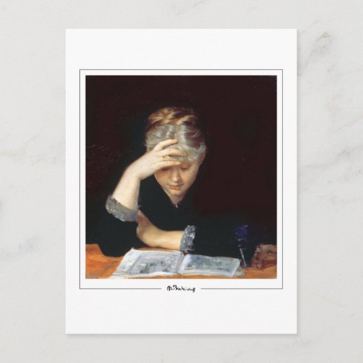 Marie Bashkirtseff #22 -ファインアートはがき ポストカード (正面)