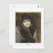 Marie Bashkirtseff #8 -ファインアートはがき ポストカード (正面/裏面)