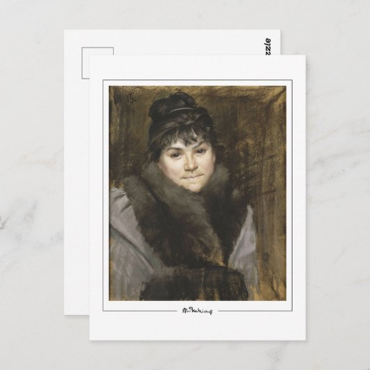 Marie Bashkirtseff #8 -ファインアートはがき ポストカード (正面/裏面)