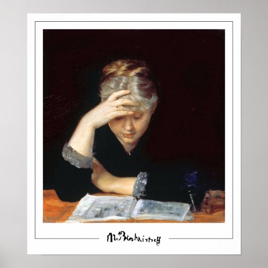 Marie Bashkirtseff Zeding Art Poster #22 ポスター (正面)