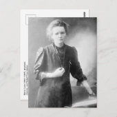 Marie Curieの歴史写真 ポストカード (正面/裏面)