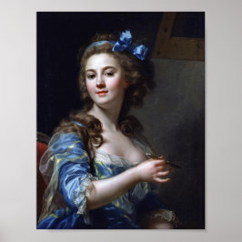 Marie-Gabrielle Capet : Self portrait (1783) ポスター