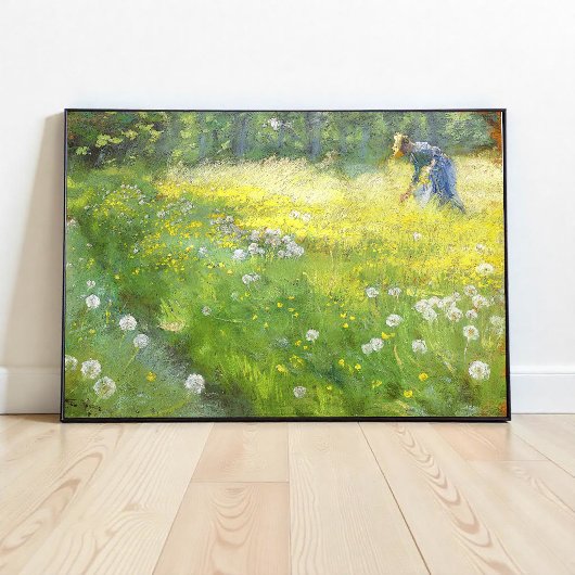 Marie Krøyer in the Garden at Skagen-PS Kroyer ポスター