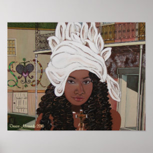 Marie Laveaux in the French Quarter ポスター