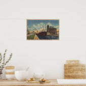 Marie, MI – フリーターのマッカーサー離れのビュー ポスター (キッチン)