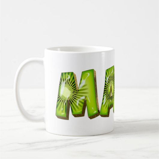 Marie Name Kiwi Style Tasse Teetasse Kaffeetasse コーヒーマグカップ (左)