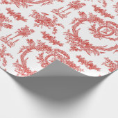 Marie Toile strawberry2のギフト用包装紙ロール ラッピングペーパー (角)