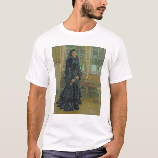 Marie Zachariasの雨の日1904年 Tシャツ (正面)
