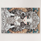 Mariée abstraite ジグソーパズル (横)