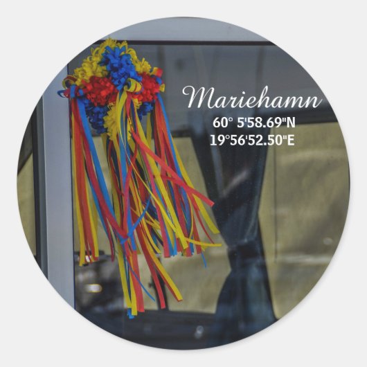 Mariehamn, Åland ラウンドシール (正面)