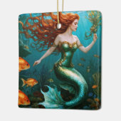"Marielle" – 美しい踊りマーメイド セラミックオーナメント (左)