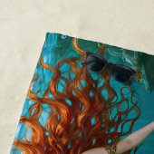 "Marielle" – 美しい踊りマーメイド ビーチタオル (インサイチュ)