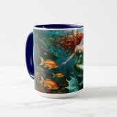 "Marielle" – 美しい踊りマーメイド マグカップ (正面左)