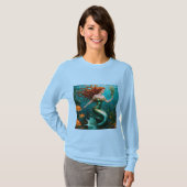 "Marielle" – 美しい踊りマーメイド Tシャツ (正面フル)