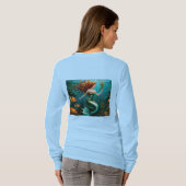 "Marielle" – 美しい踊りマーメイド Tシャツ (裏面フル)