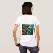 "Marielle" – 美しい踊りマーメイド Tシャツ (裏面フル)