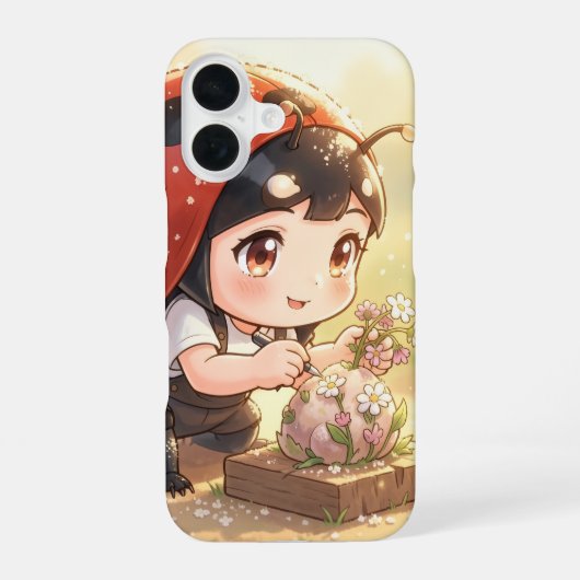 Marienkäfer und das verborgene Nektarkönigreich.1 iPhone 16ケース (裏面)