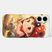 Marienkäfer und das verborgene Nektarkönigreich Case-Mate iPhoneケース (裏面 (横))