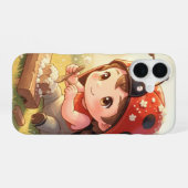 Marienkäfer und das verborgene Nektarkönigreich iPhone 16ケース (裏面横)