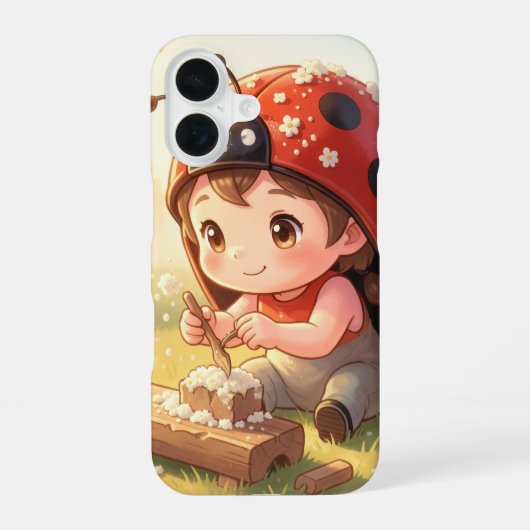 Marienkäfer und das verborgene Nektarkönigreich iPhone 16ケース (裏面)