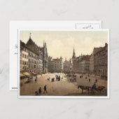 Marienplatz,ミュンヘン,バイエルン,ドイツ ポストカード (正面/裏面)