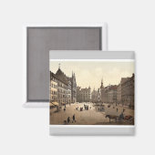 Marienplatz,ミュンヘン,バイエルン,ドイツ マグネット (正面/裏面)