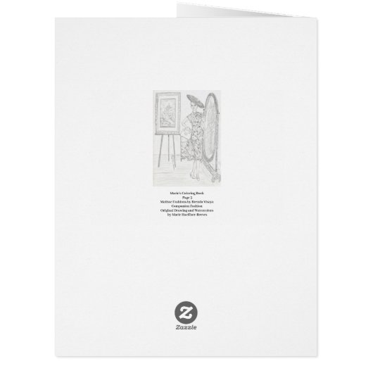 Marie's Coloring Book, Page 3 WC&D (裏面)