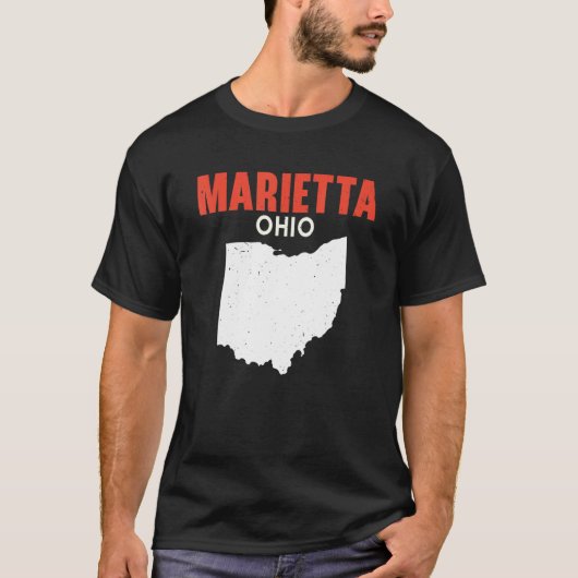 Marietta Ohio USA State America Travel Ohioan Tシャツ (正面)
