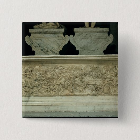 Marignanoの戦い 缶バッジ (正面)