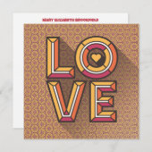 Marigoldでのラブノートカードの送信 ノートカード (正面/裏面)