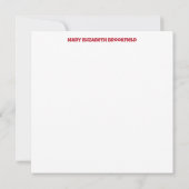 Marigoldでのラブノートカードの送信 ノートカード (裏面)