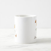 Marigold Birth Month Flower コーヒーマグカップ (中央)
