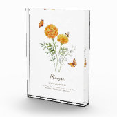 Marigold Birth Month Flower フォトブロック (右)