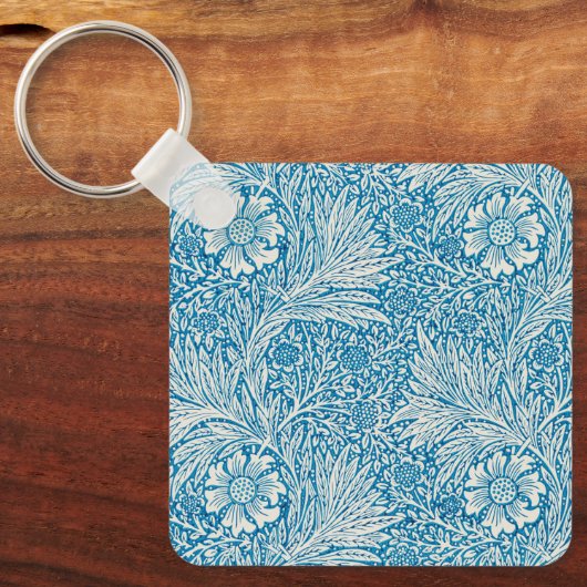 Marigold by William Morris, Garden Flowers キーホルダー (正面)